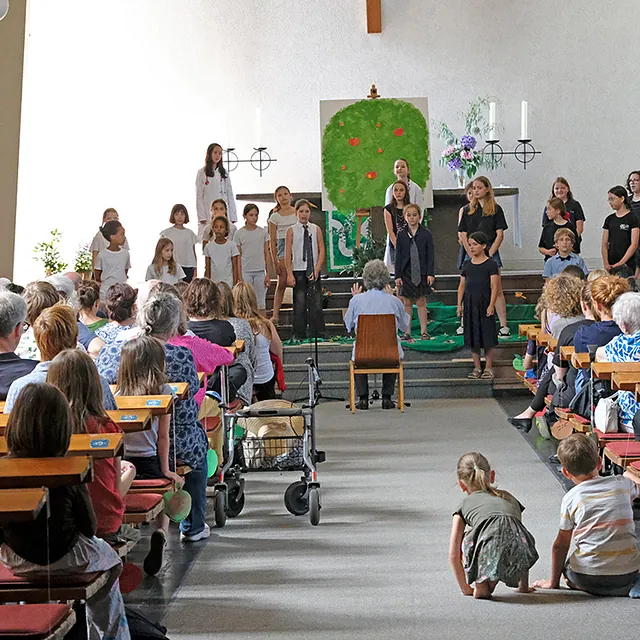 Kindermusical beim Gemeindefest
