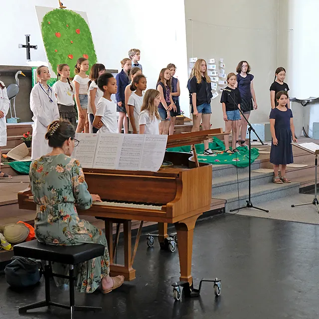 Kindermusical beim Gemeindefest