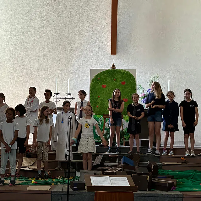 Kindermusical beim Gemeindefest