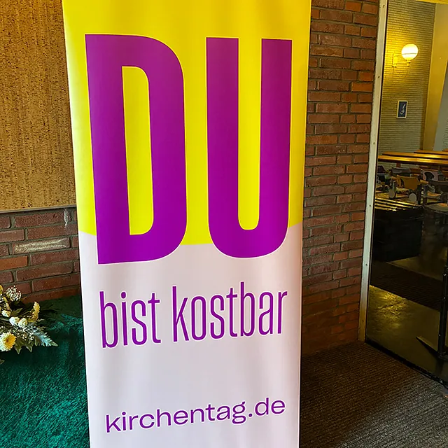 Schild Du bist kostbar